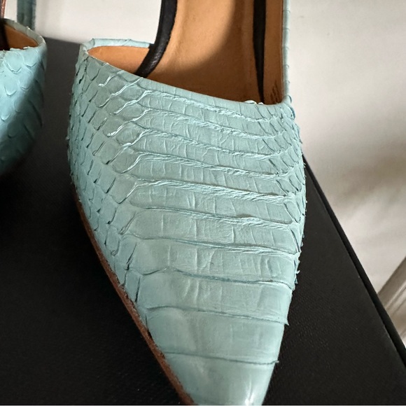 L.A.M.B. Python Leather Heels - Picture 6 of 12